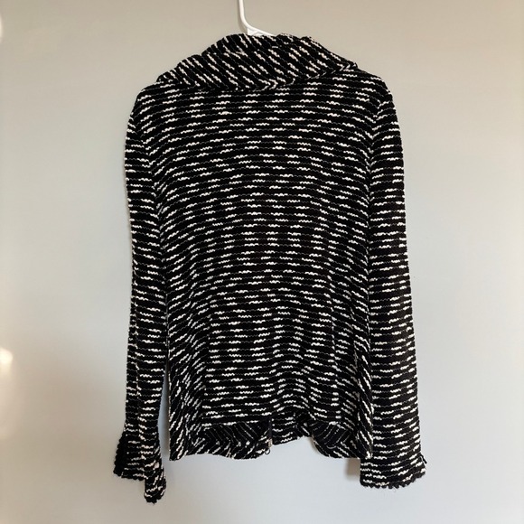 Joseph Ribkoff Black and White Jacket - Picture 10 of 12